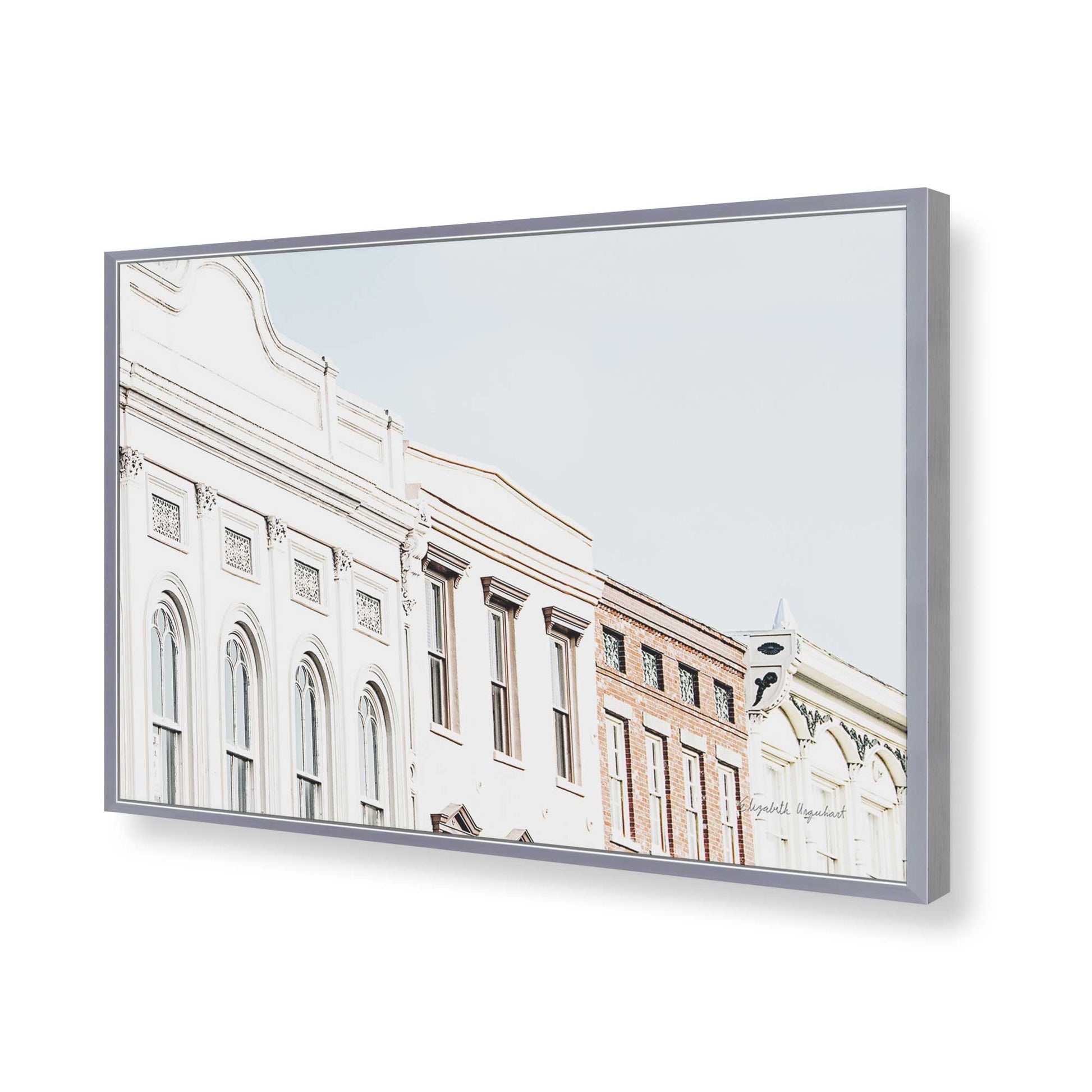 [Color:Polished Chrome], Picture of art in a Polished Chrome frame of the corner