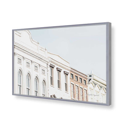 [Color:Polished Chrome], Picture of art in a Polished Chrome frame of the corner