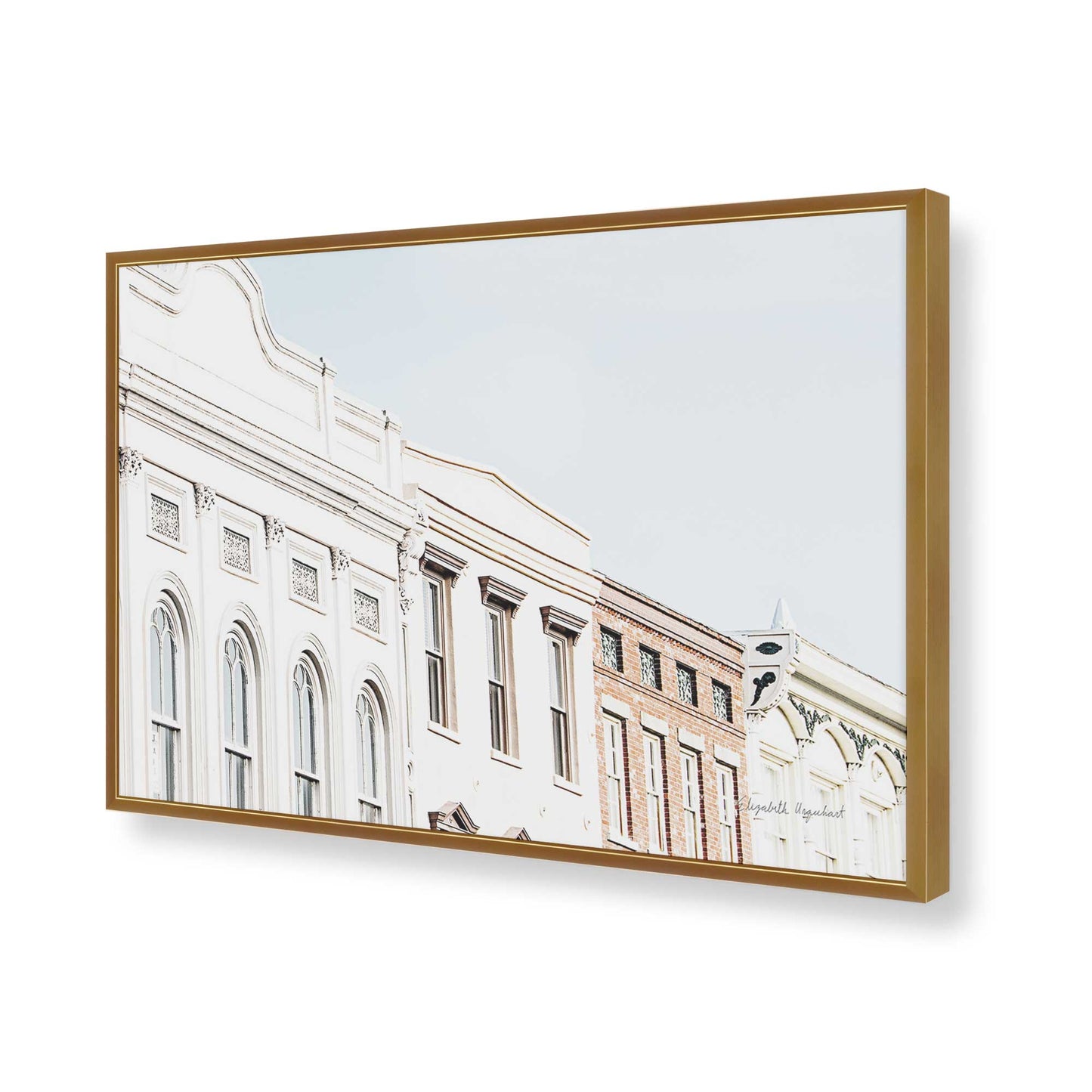 [Color:Polished Gold], Picture of art in a Polished Gold frame of the corner