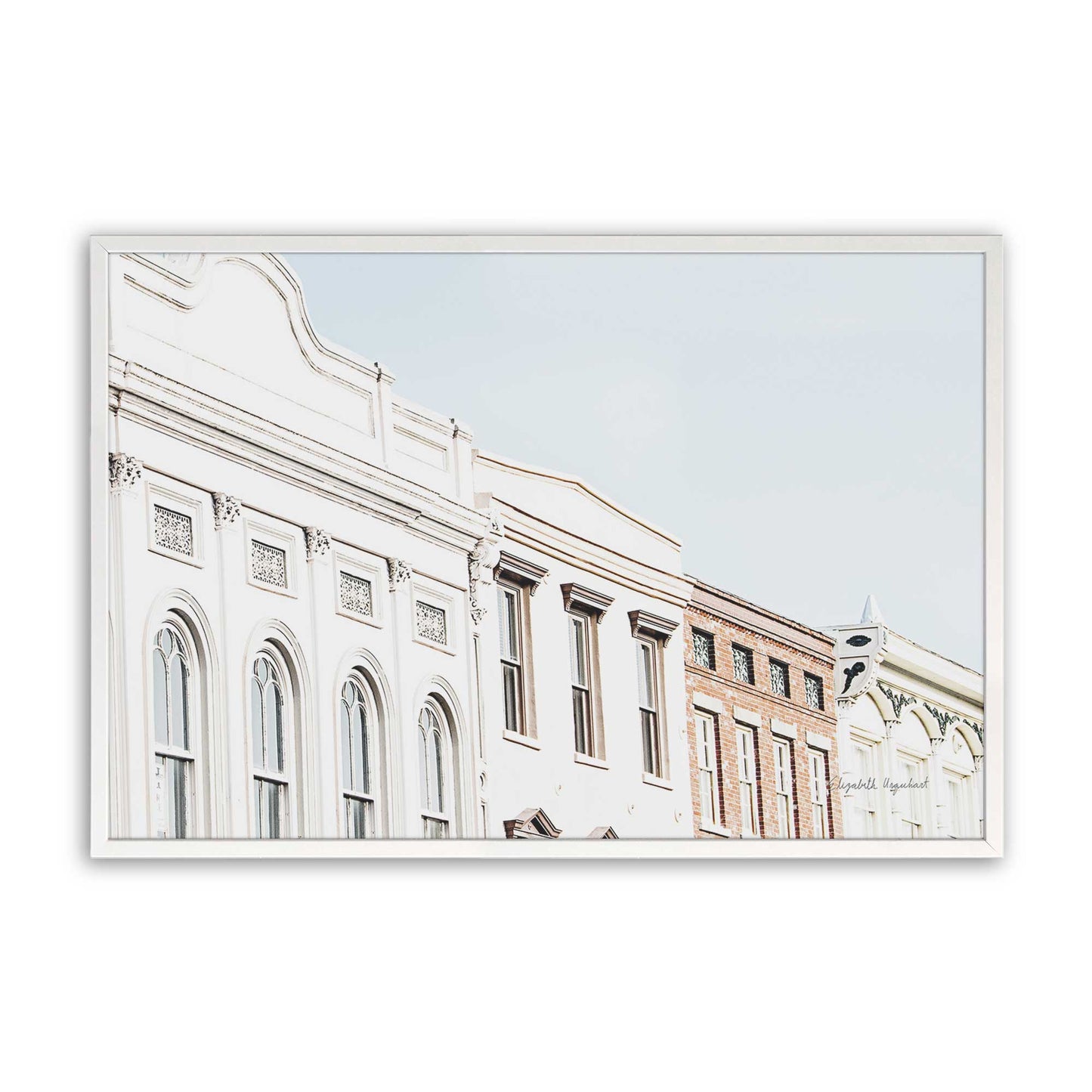 [Color:Opaque White], Picture of art in a Opaque White frame