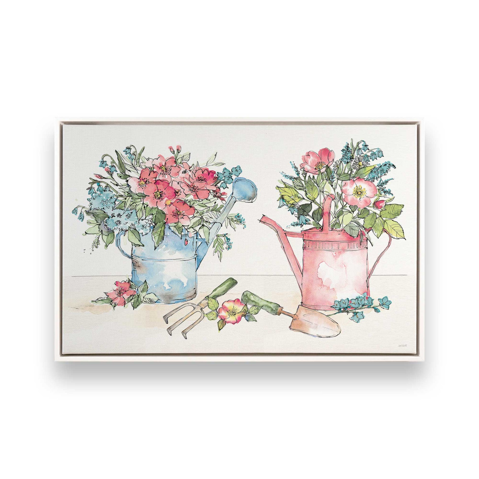 [Color:Opaque White], Picture of art in a White frame