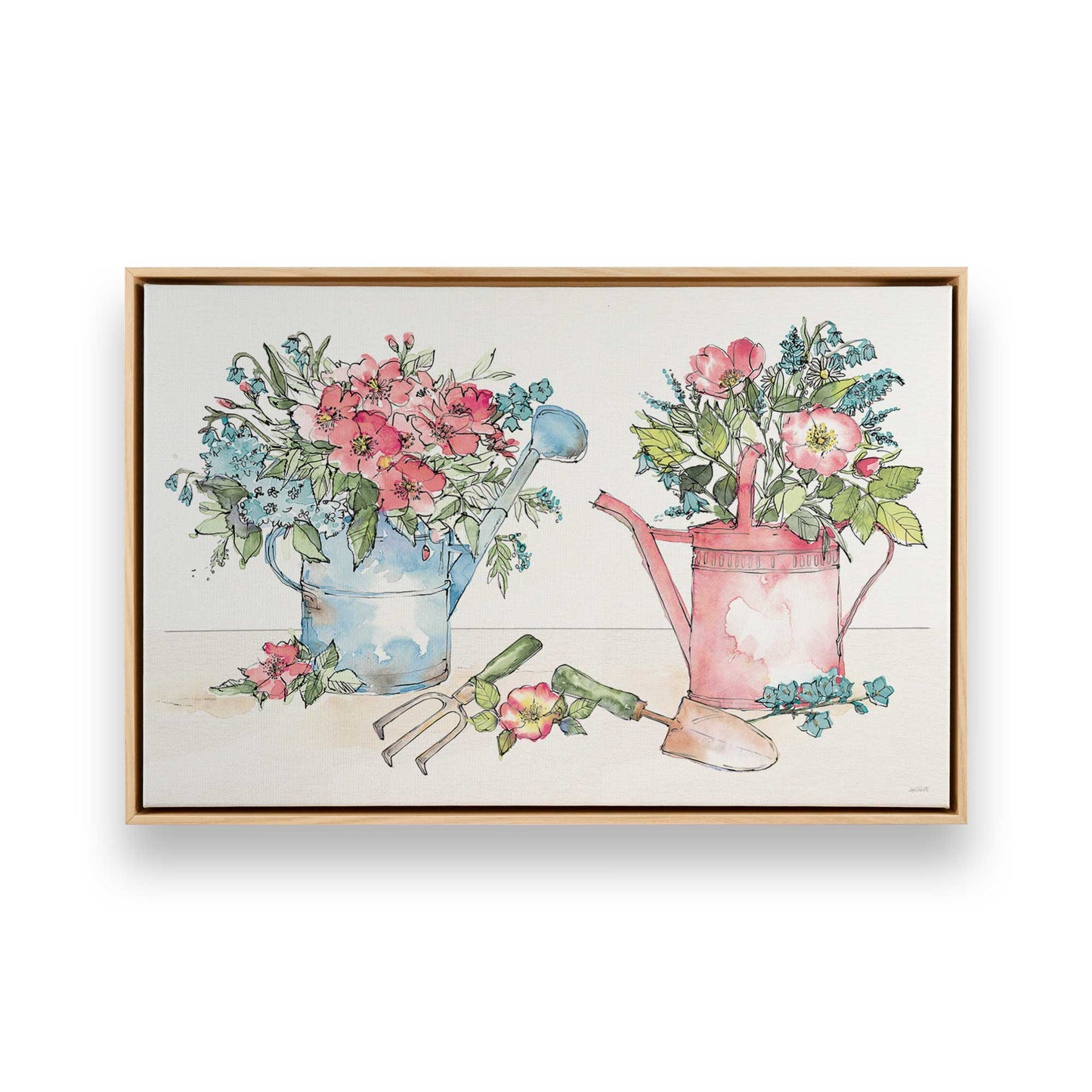 [Color:American Maple], Picture of art in a American Maple frame