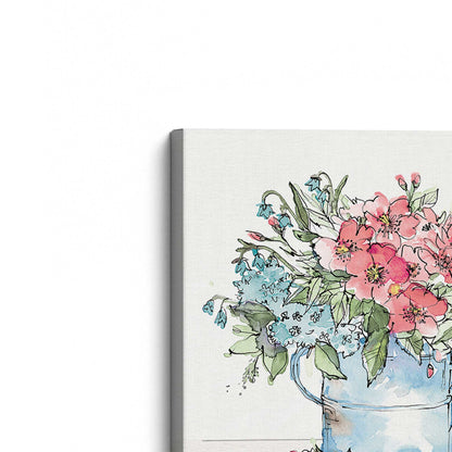 [Color:Stretched Canvas], Picture of the corner of the art