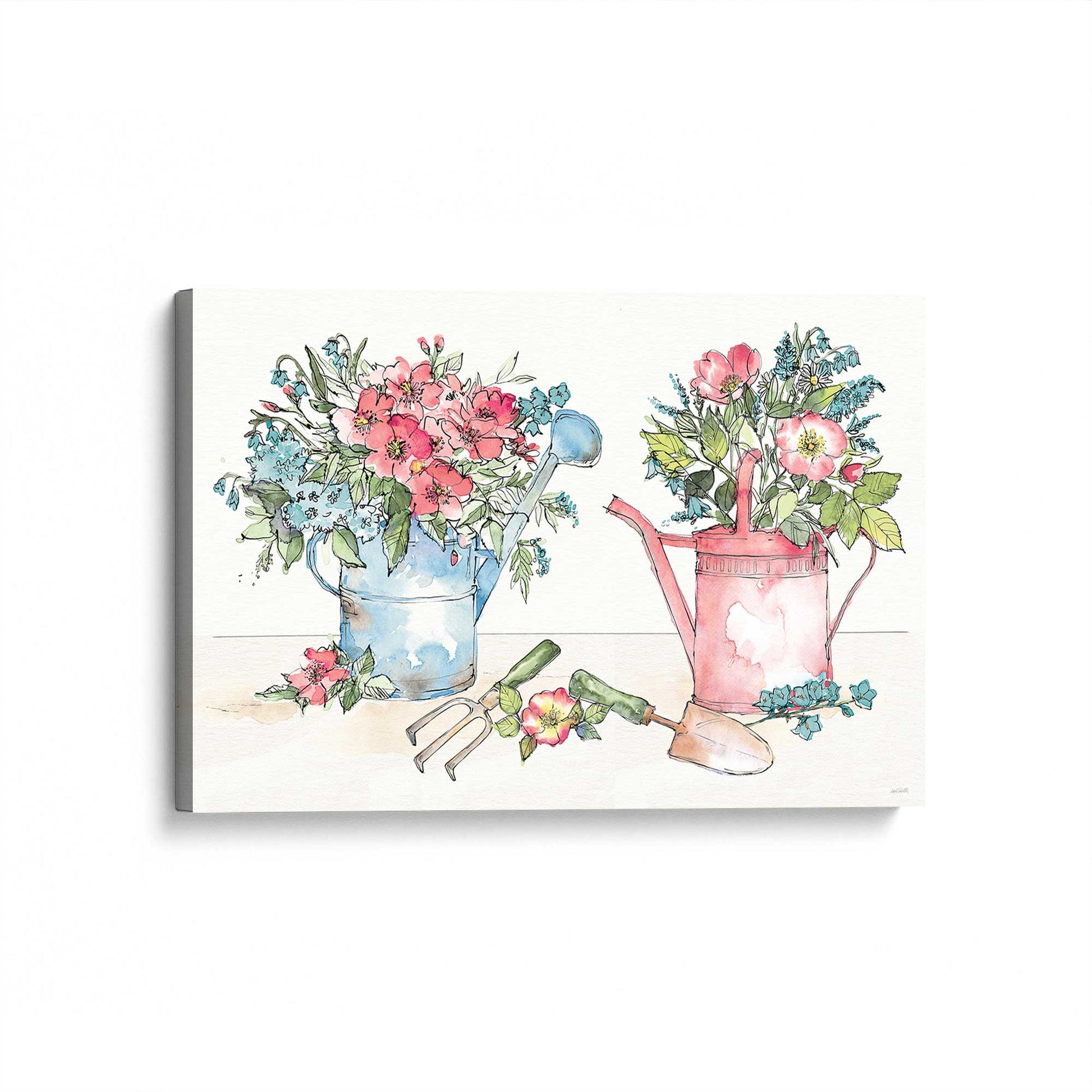 [Color:Stretched Canvas], Picture of art at an angle