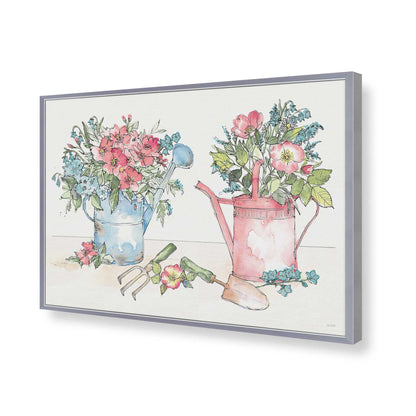 [Color:Polished Chrome], Picture of art in a Polished Chrome frame of the corner