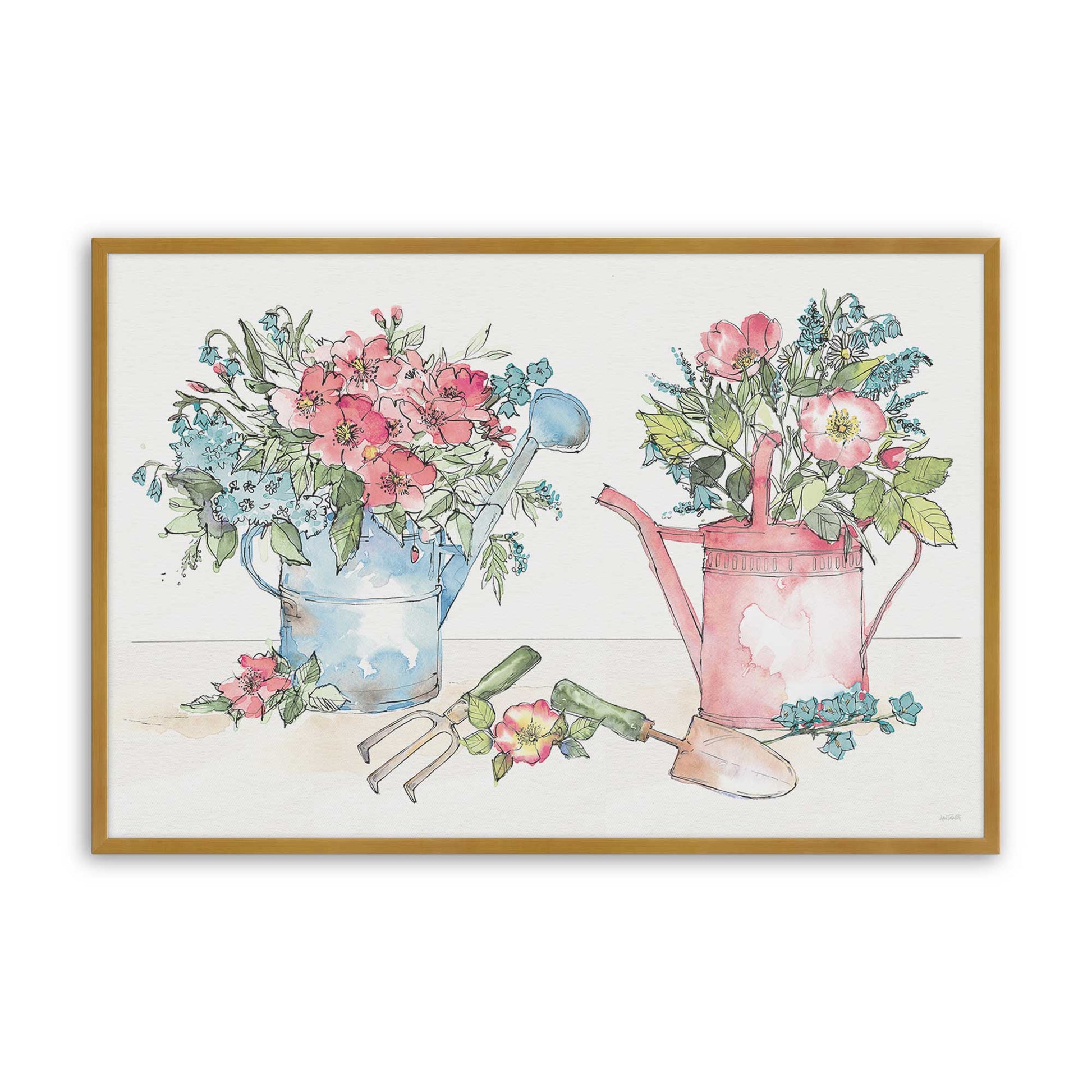 [Color:Polished Gold], Picture of art in a Polished Gold frame