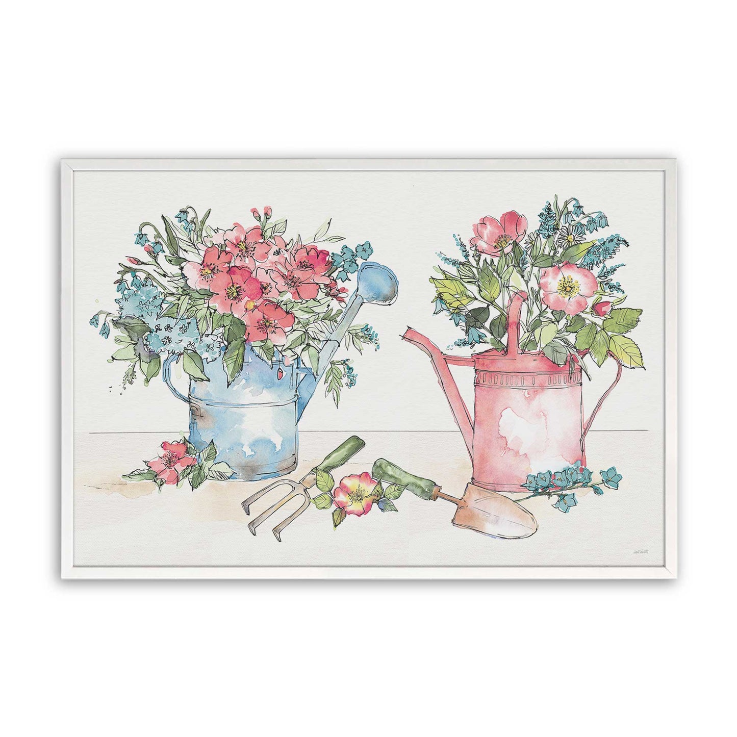 [Color:Opaque White], Picture of art in a Opaque White frame