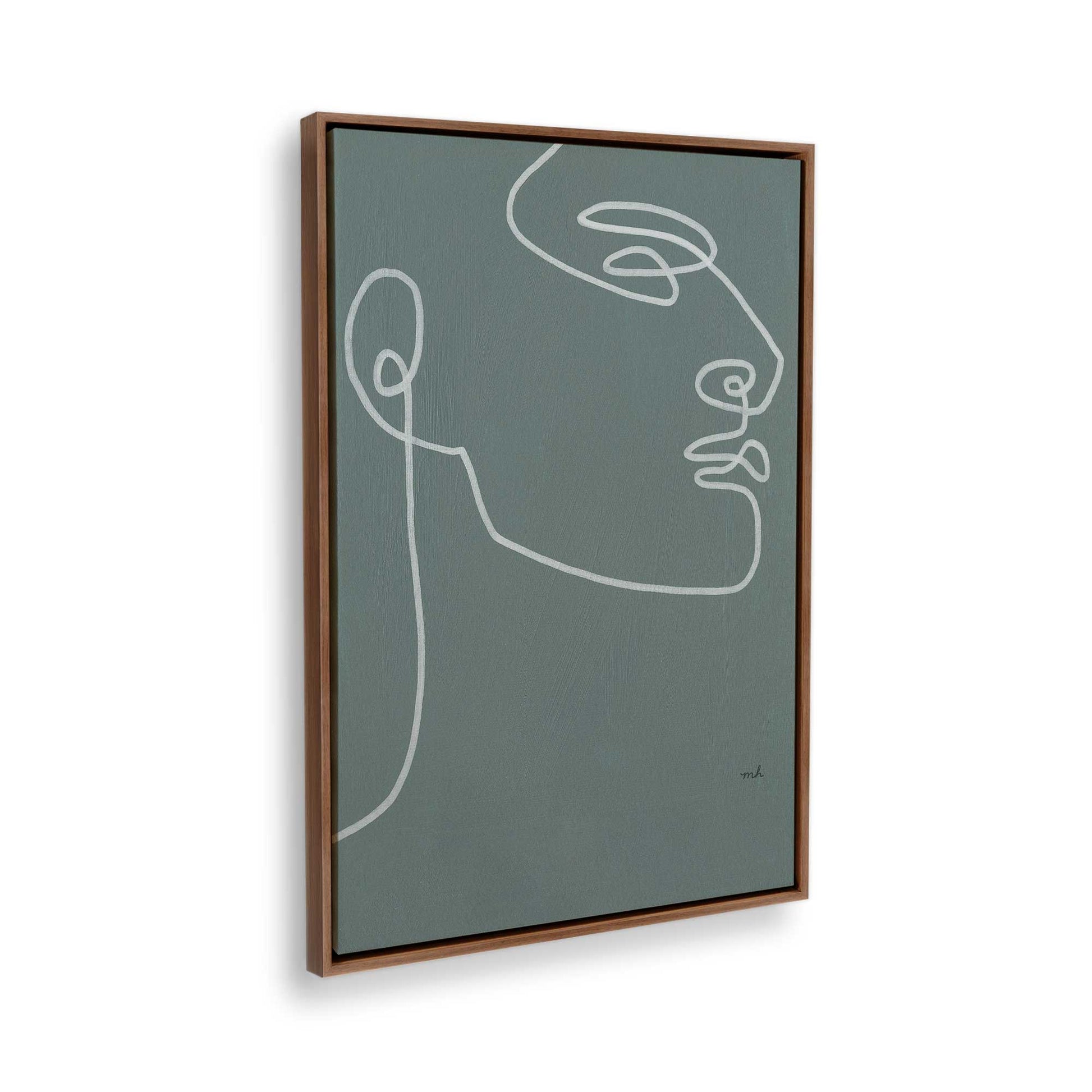 [Color:Walnut], Picture of the corner of the art