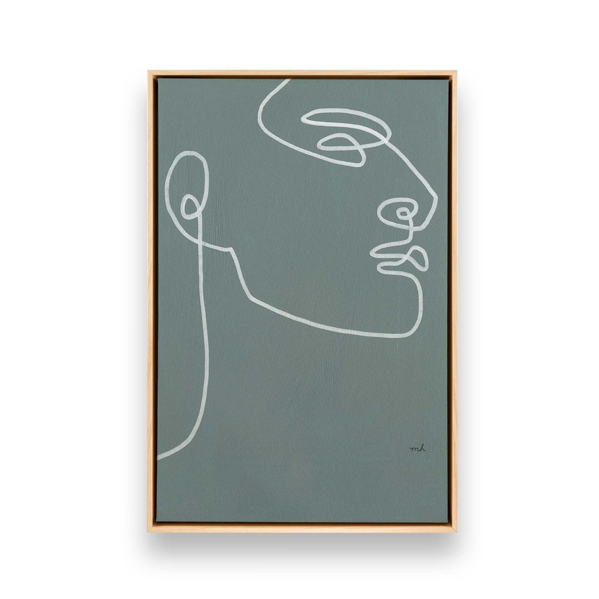 [Color:American Maple], Picture of art in a American Maple frame