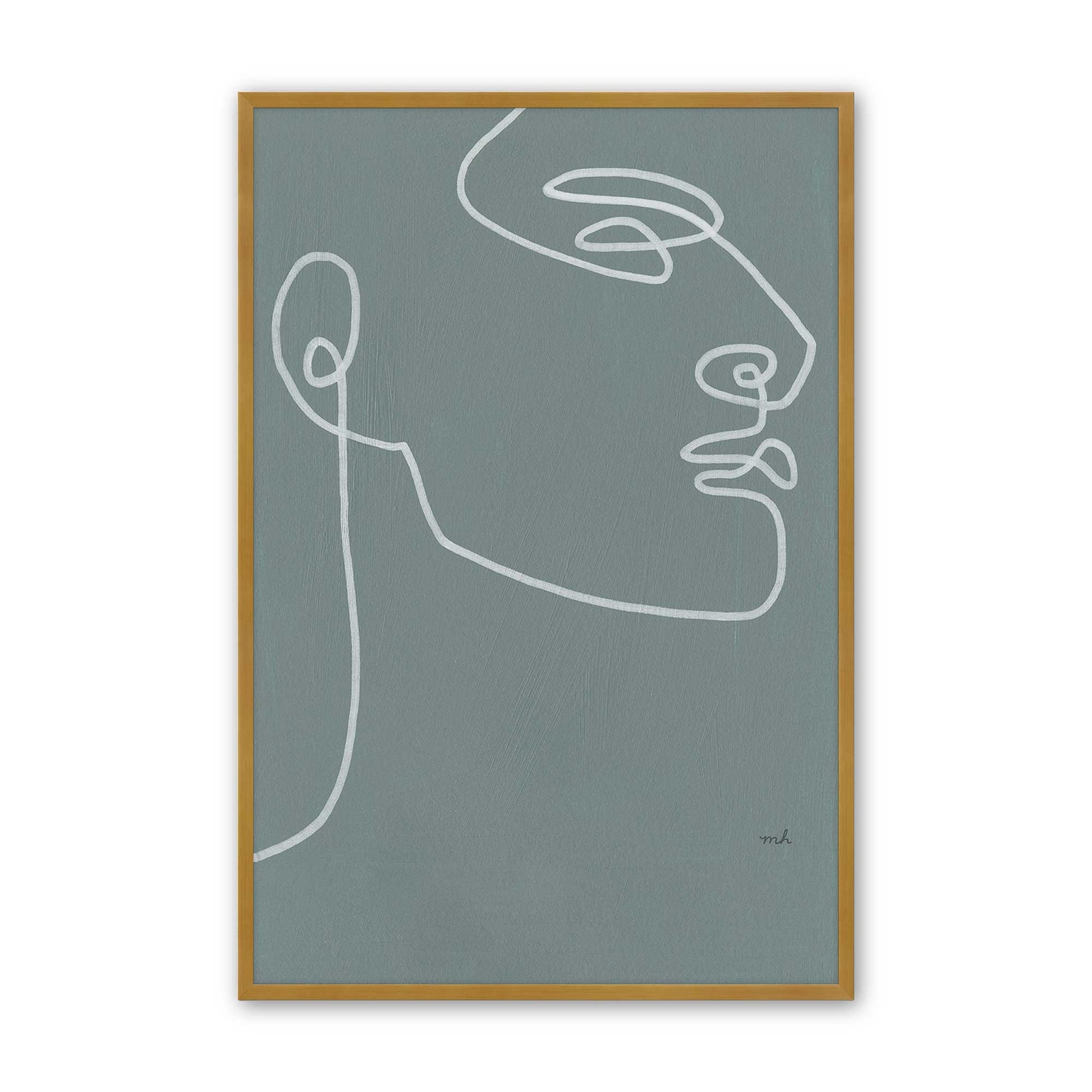 [Color:Polished Gold], Picture of art in a Polished Gold frame