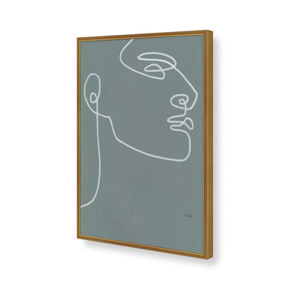 [Color:Polished Gold], Picture of art in a Polished Gold frame of the corner