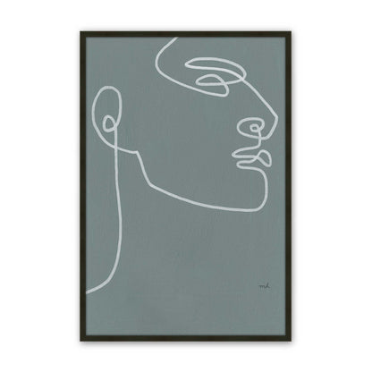 [Color:Satin Black], Picture of art in a Satin Black frame