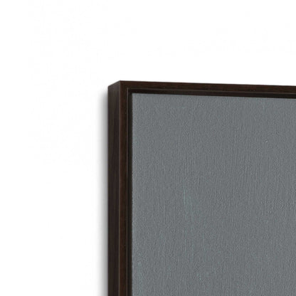[Color:Espresso], Picture of art in a Espresso frame at an angle