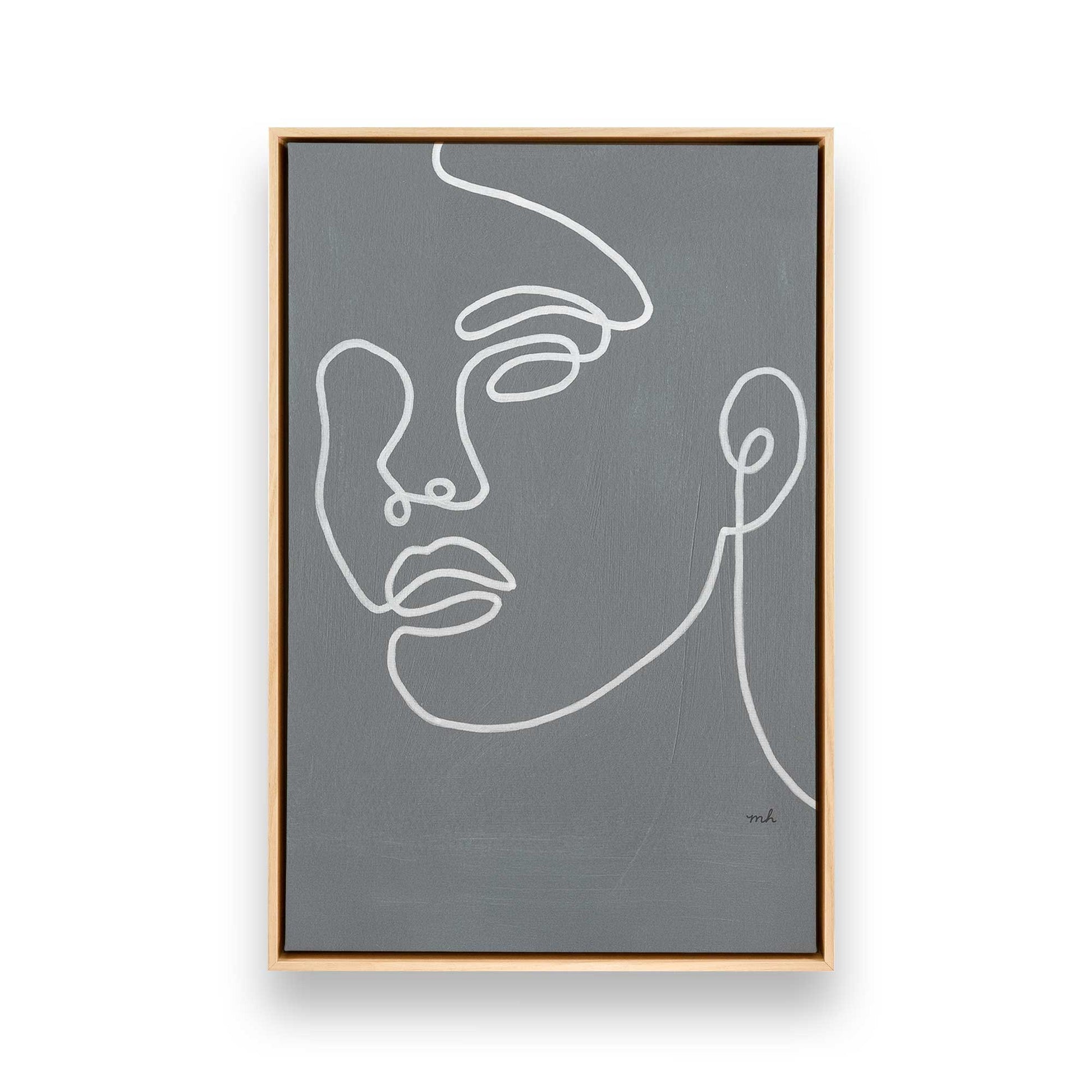 [Color:American Maple], Picture of art in a American Maple frame