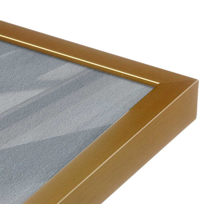 [Color:Polished Gold], Picture of art in a Polished Gold frame at an angle