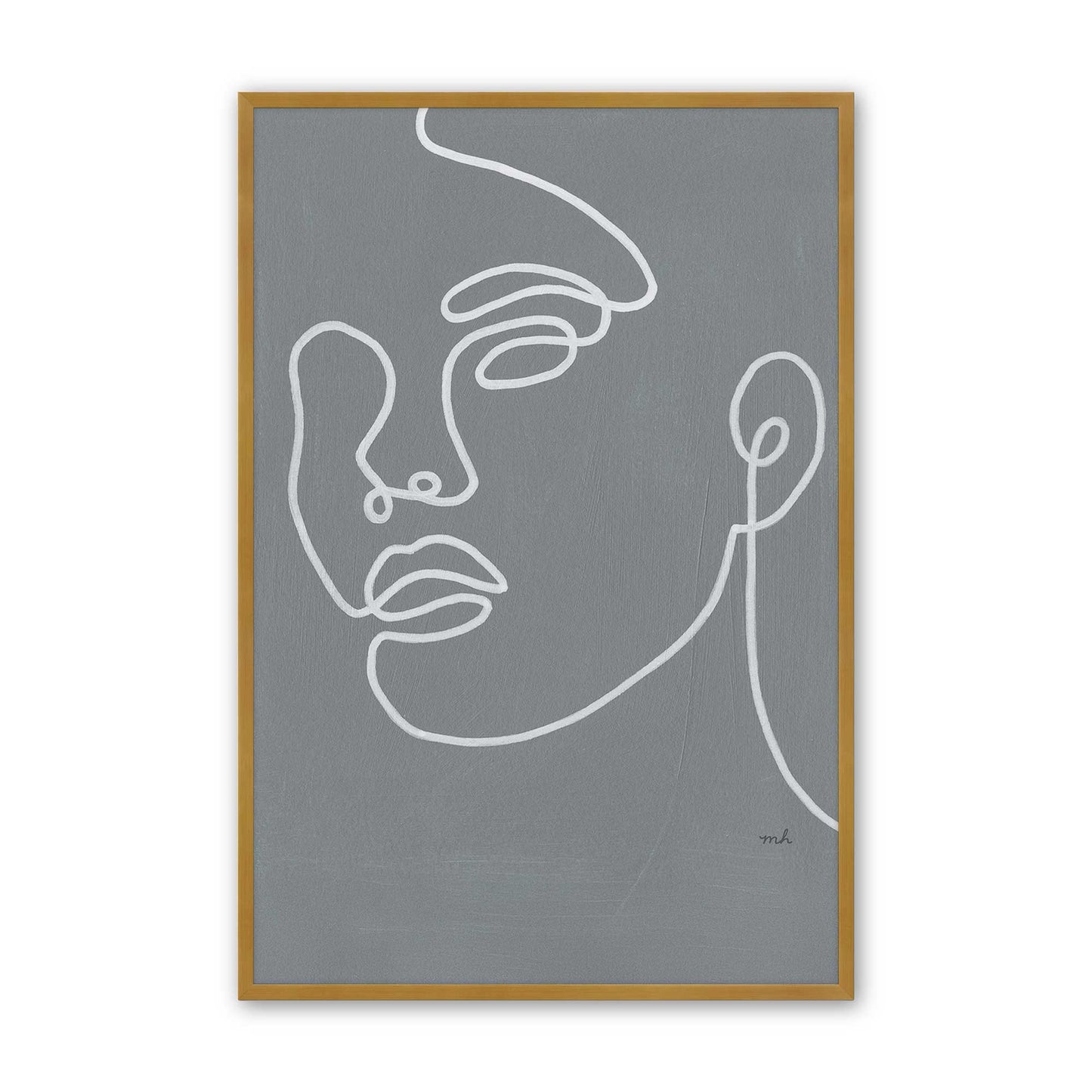 [Color:Polished Gold], Picture of art in a Polished Gold frame