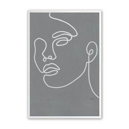 [Color:Opaque White], Picture of art in a Opaque White frame