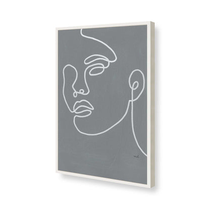[Color:Opaque White], Picture of art in a Opaque White frame of the corner