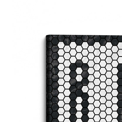 [Color:Stretched Canvas], Picture of the corner of the art