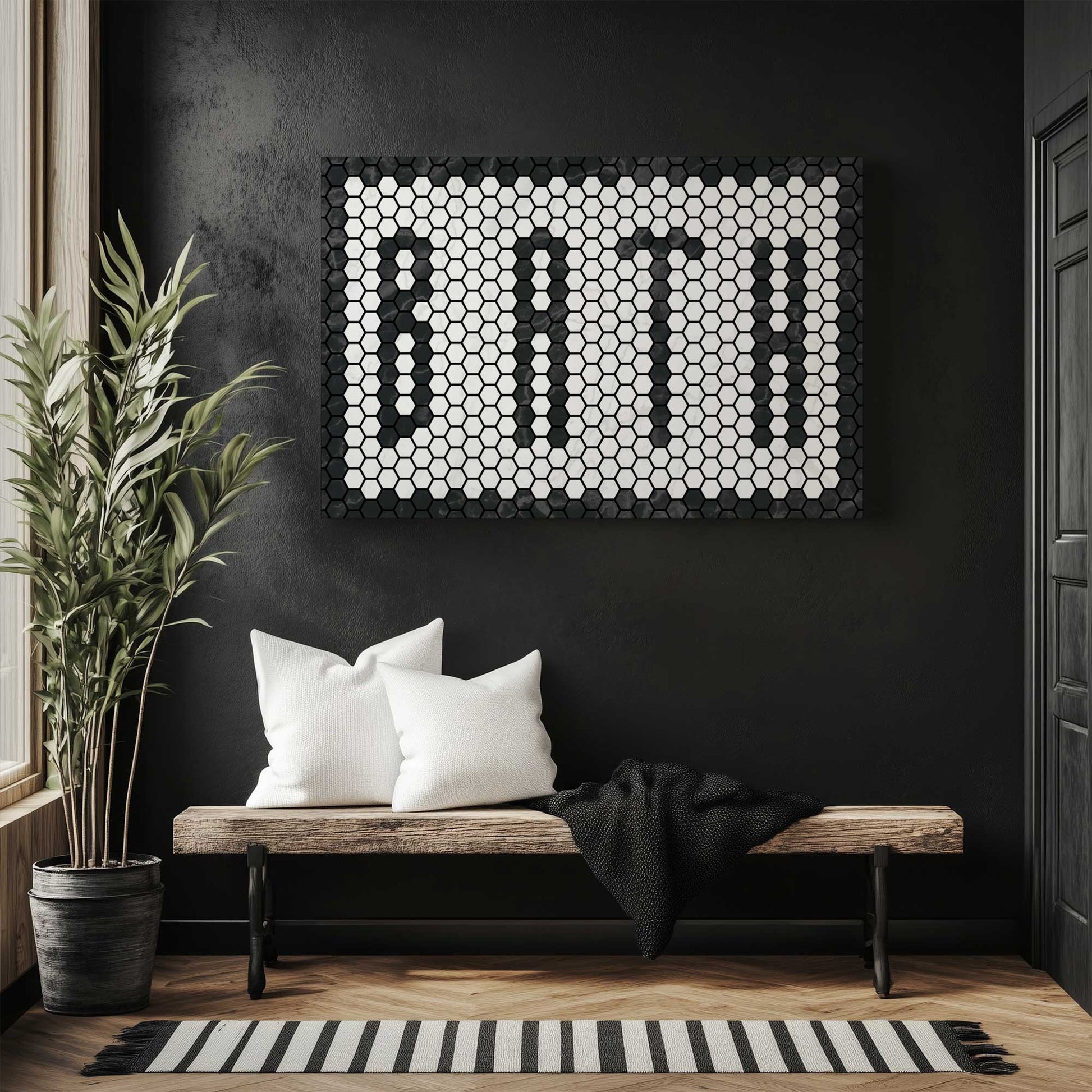Picture of art in a room