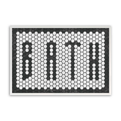 [Color:Opaque White], Picture of art in a Opaque White frame