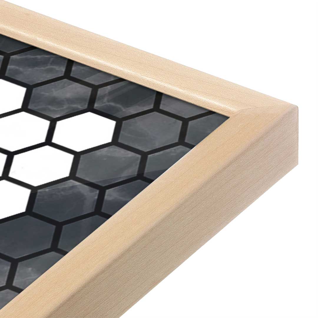 [Color:Raw Maple], Picture of art in a Raw Maple frame at an angle