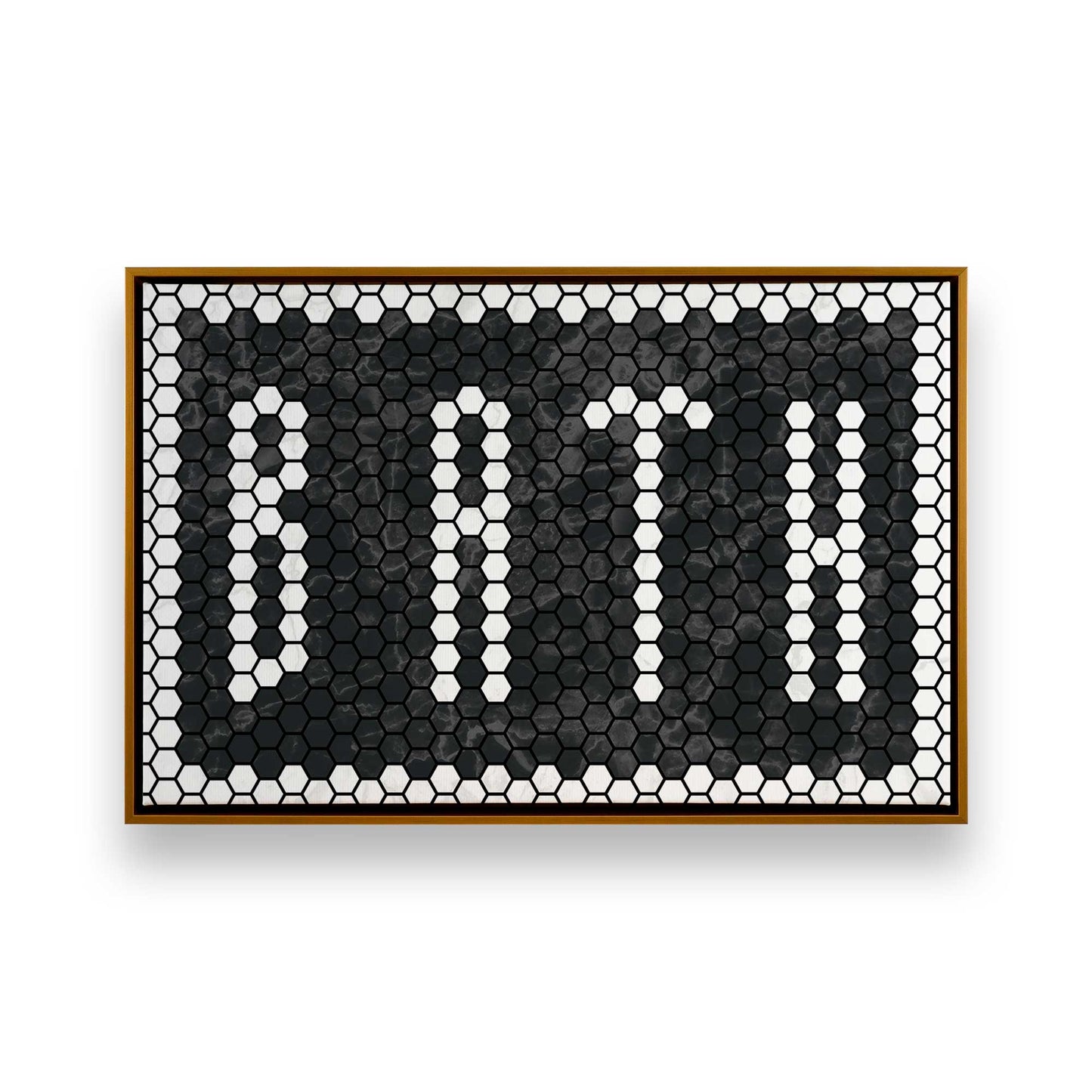 [Color:Polished Gold], Picture of art in a Polished Gold frame