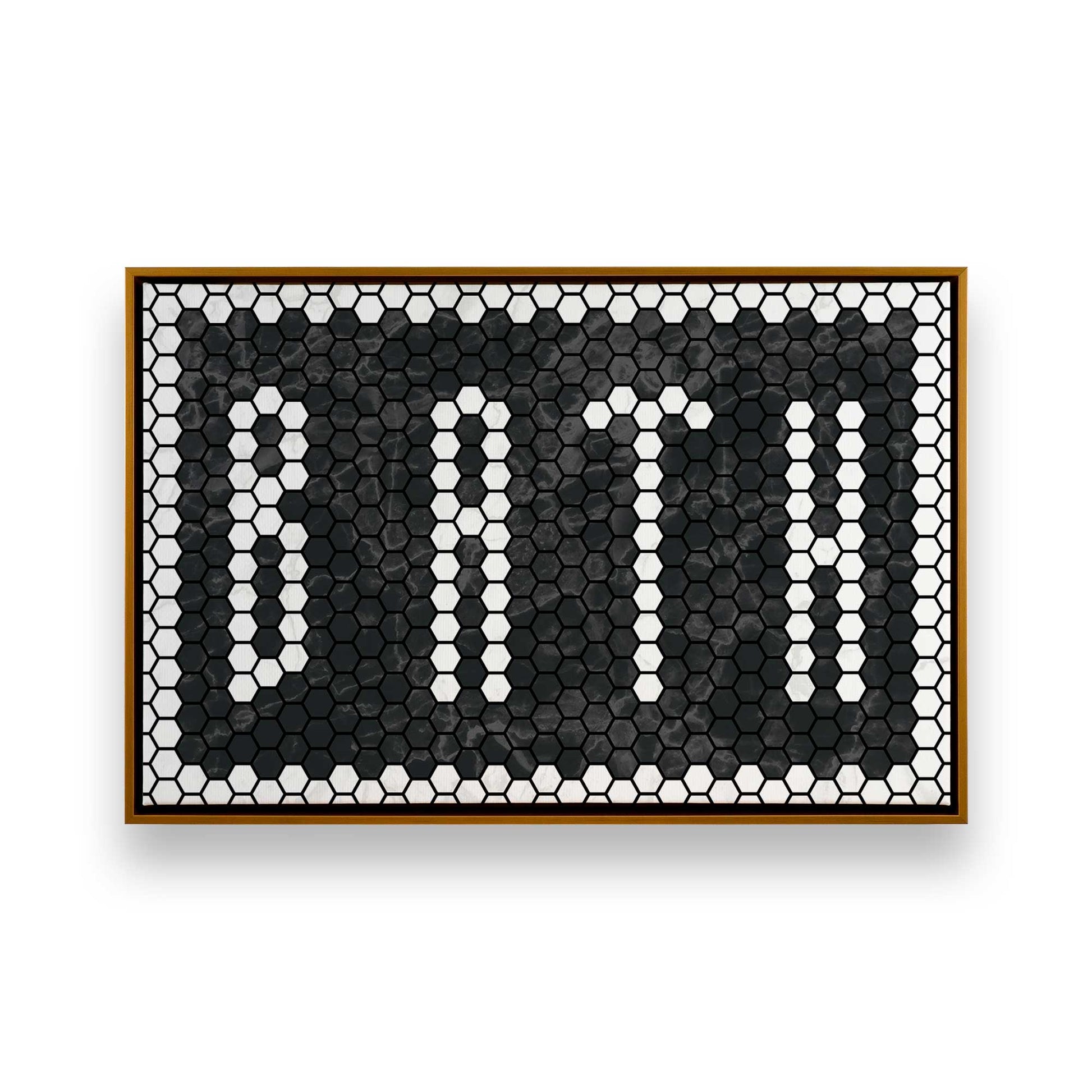 [Color:Polished Gold], Picture of art in a Polished Gold frame