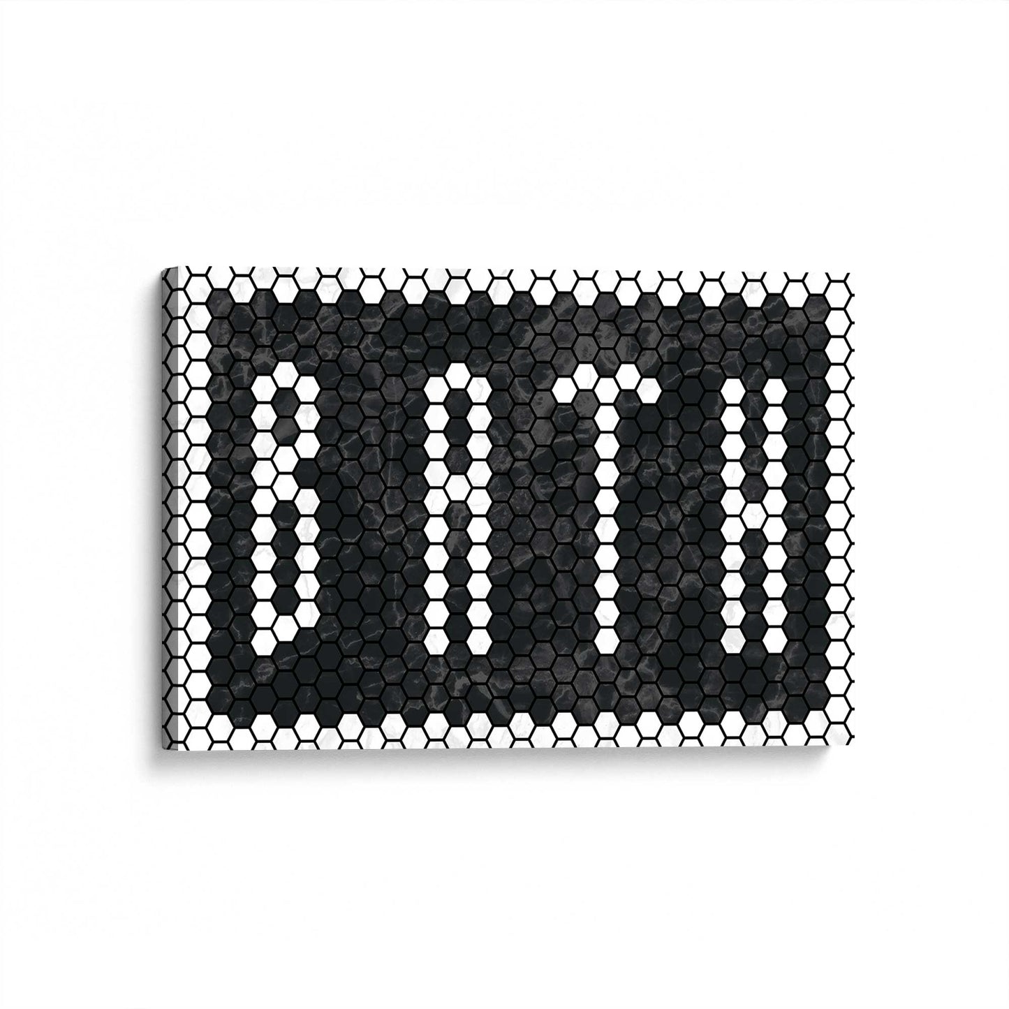 [Color:Stretched Canvas], Picture of art at an angle