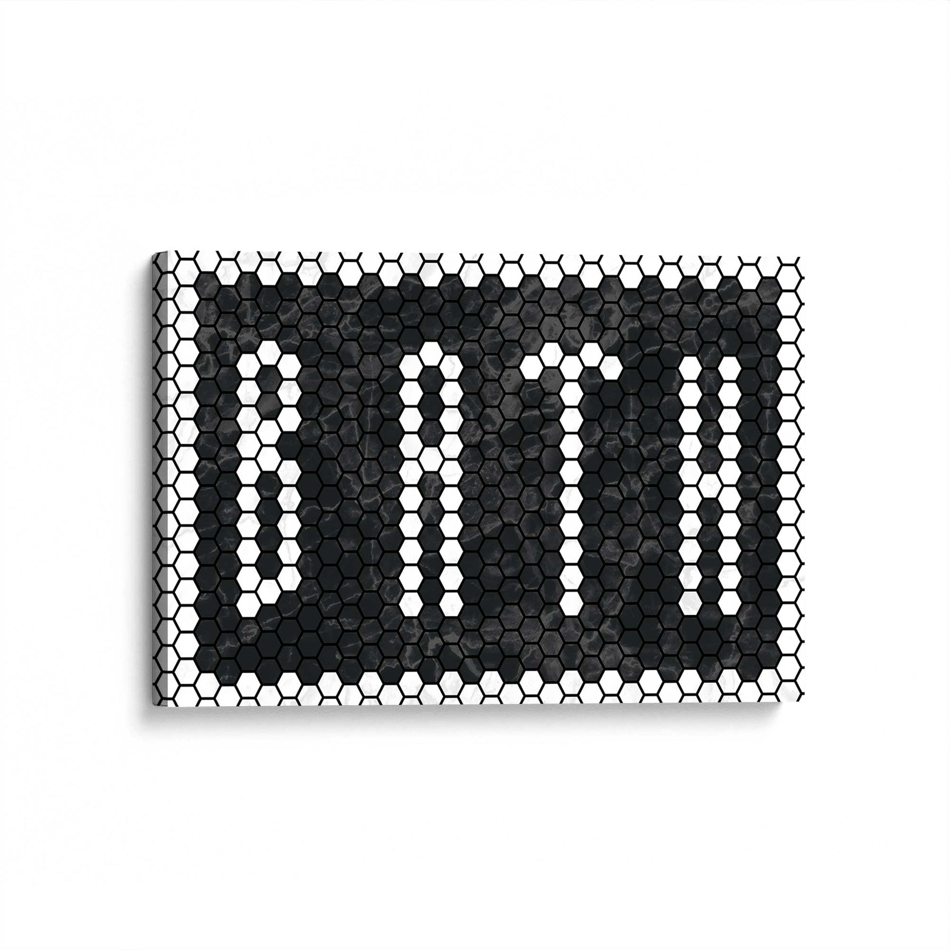 [Color:Stretched Canvas], Picture of art at an angle