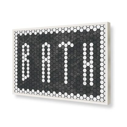 [Color:Opaque White], Picture of art in a Opaque White frame of the corner