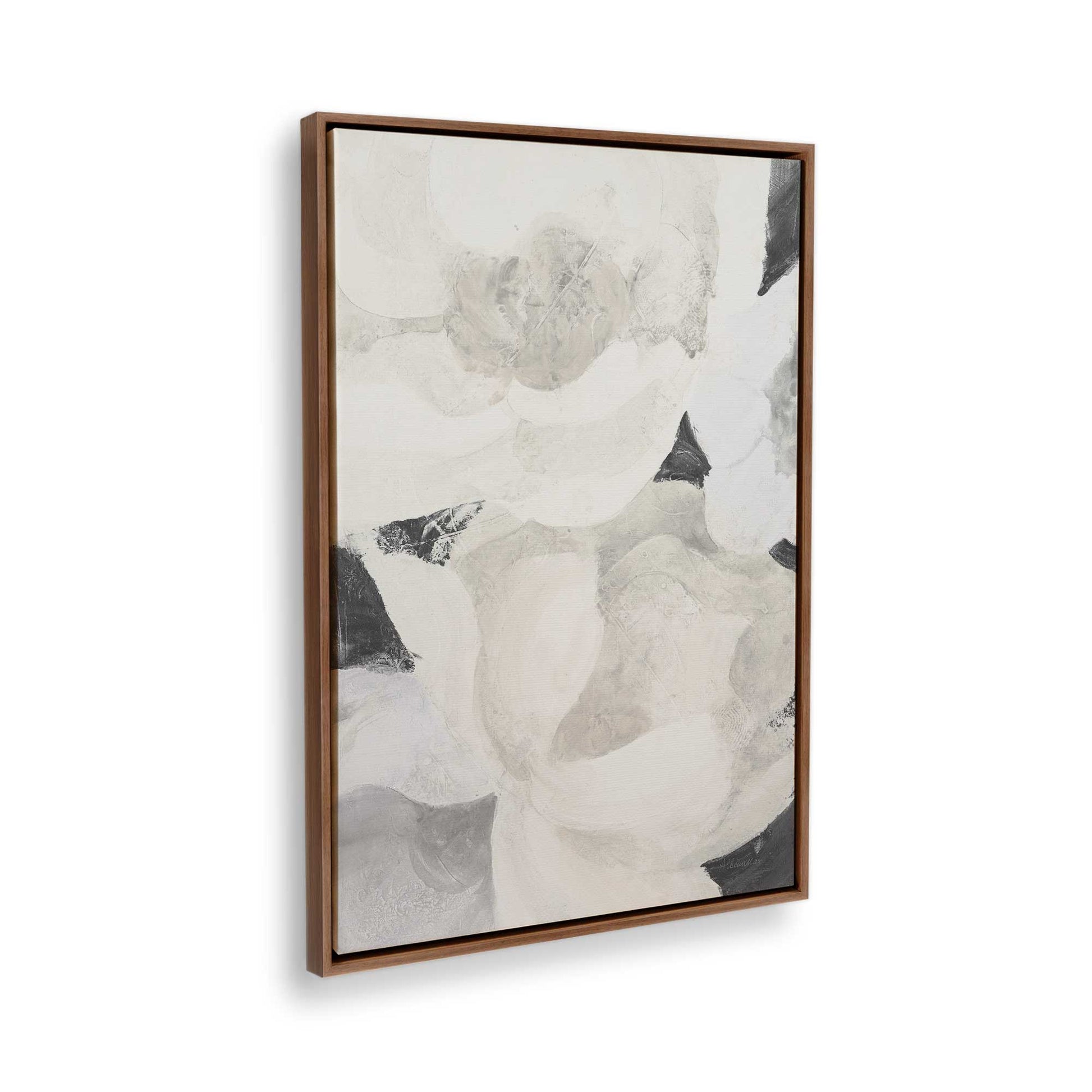 [Color:Walnut], Picture of the corner of the art