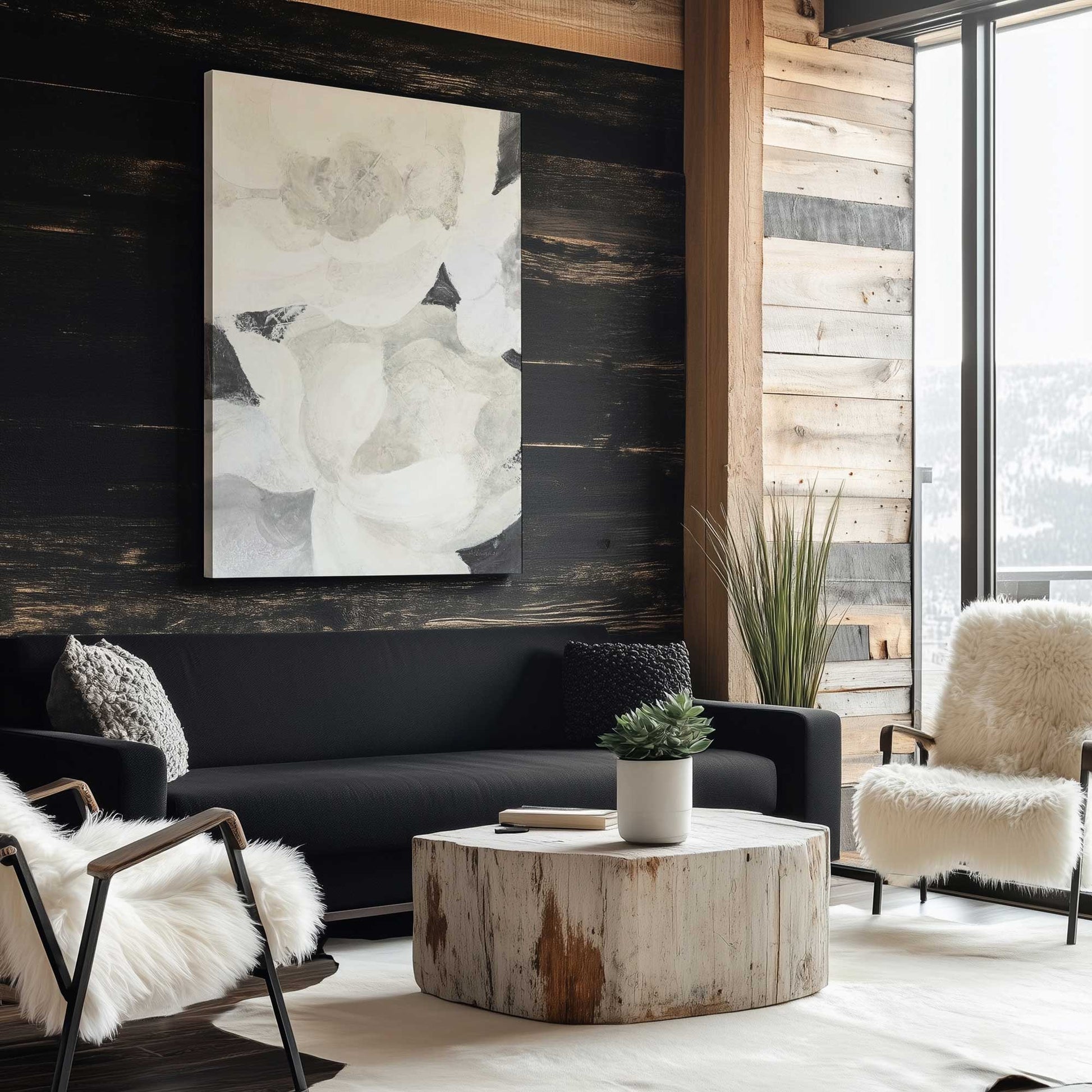 Picture of art in a room