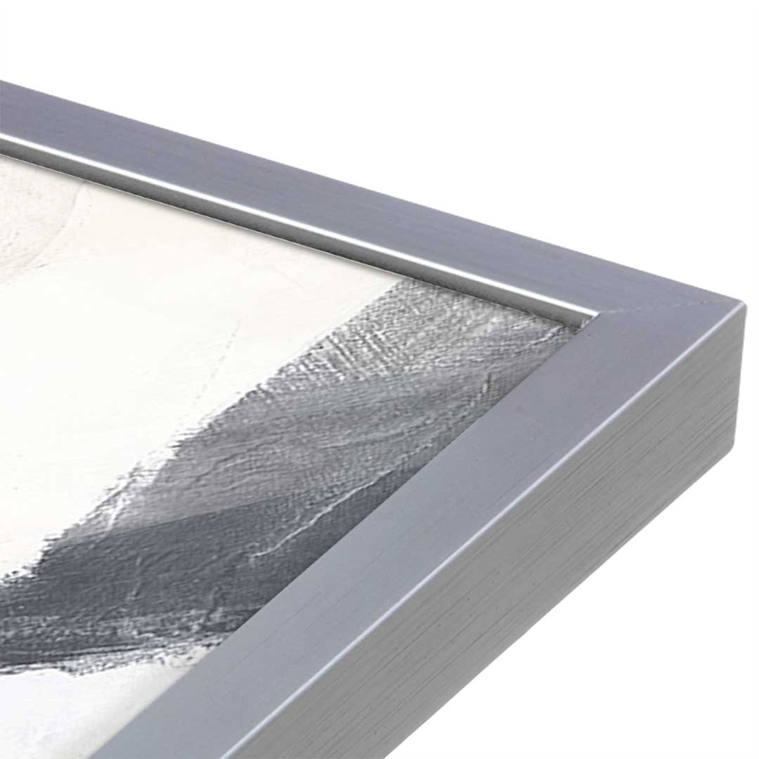 [Color:Polished Chrome], Picture of art in a Polished Chrome frame at an angle