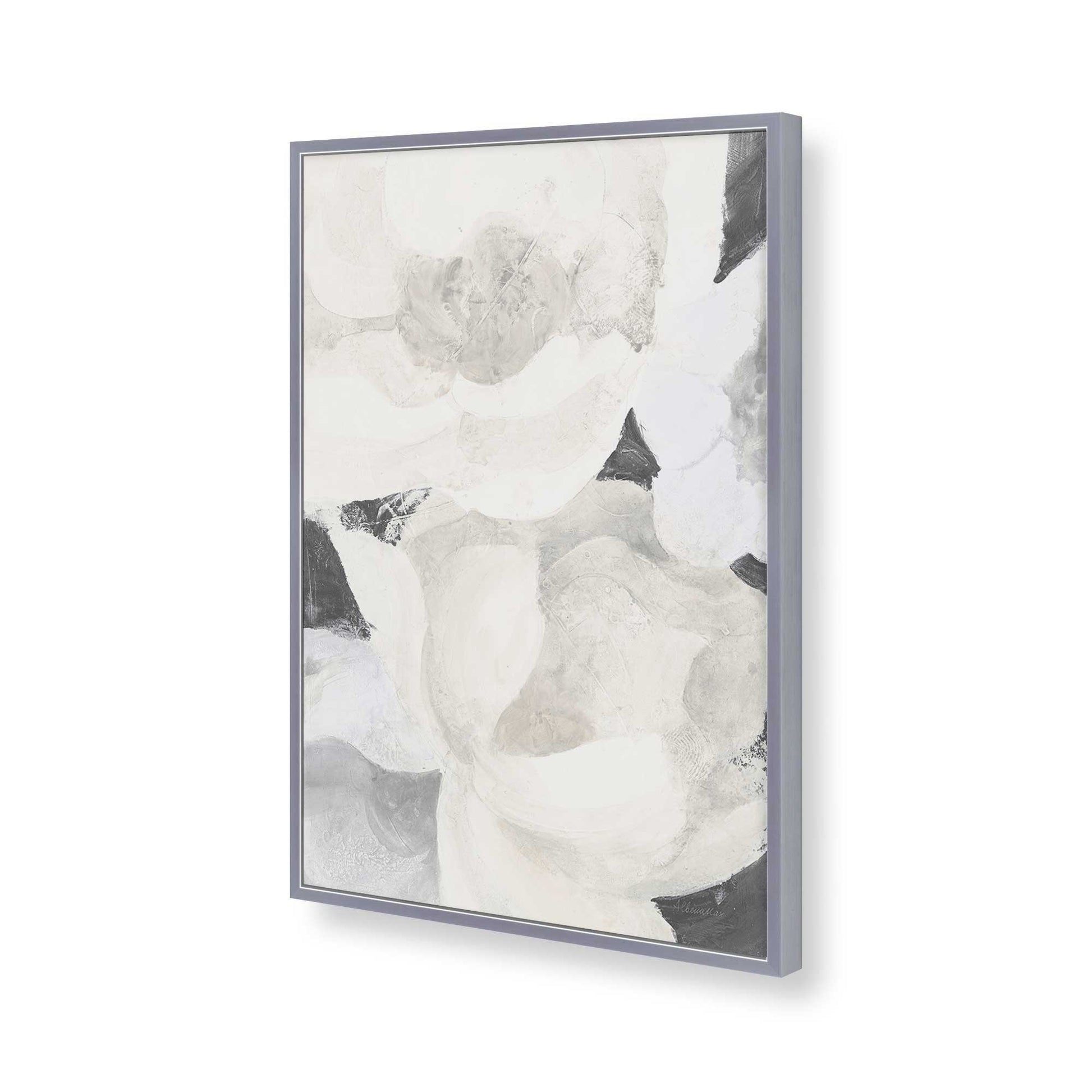 [Color:Polished Chrome], Picture of art in a Polished Chrome frame of the corner