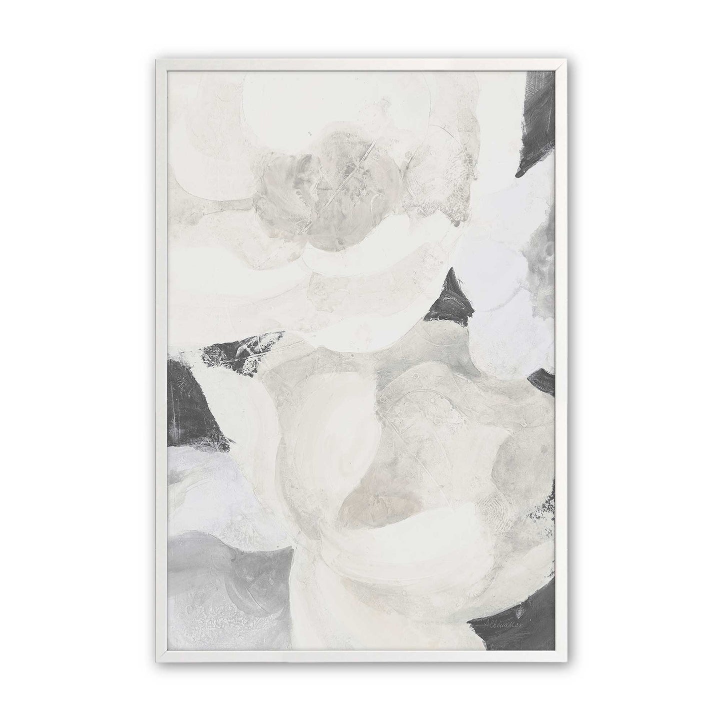 [Color:Opaque White], Picture of art in a Opaque White frame