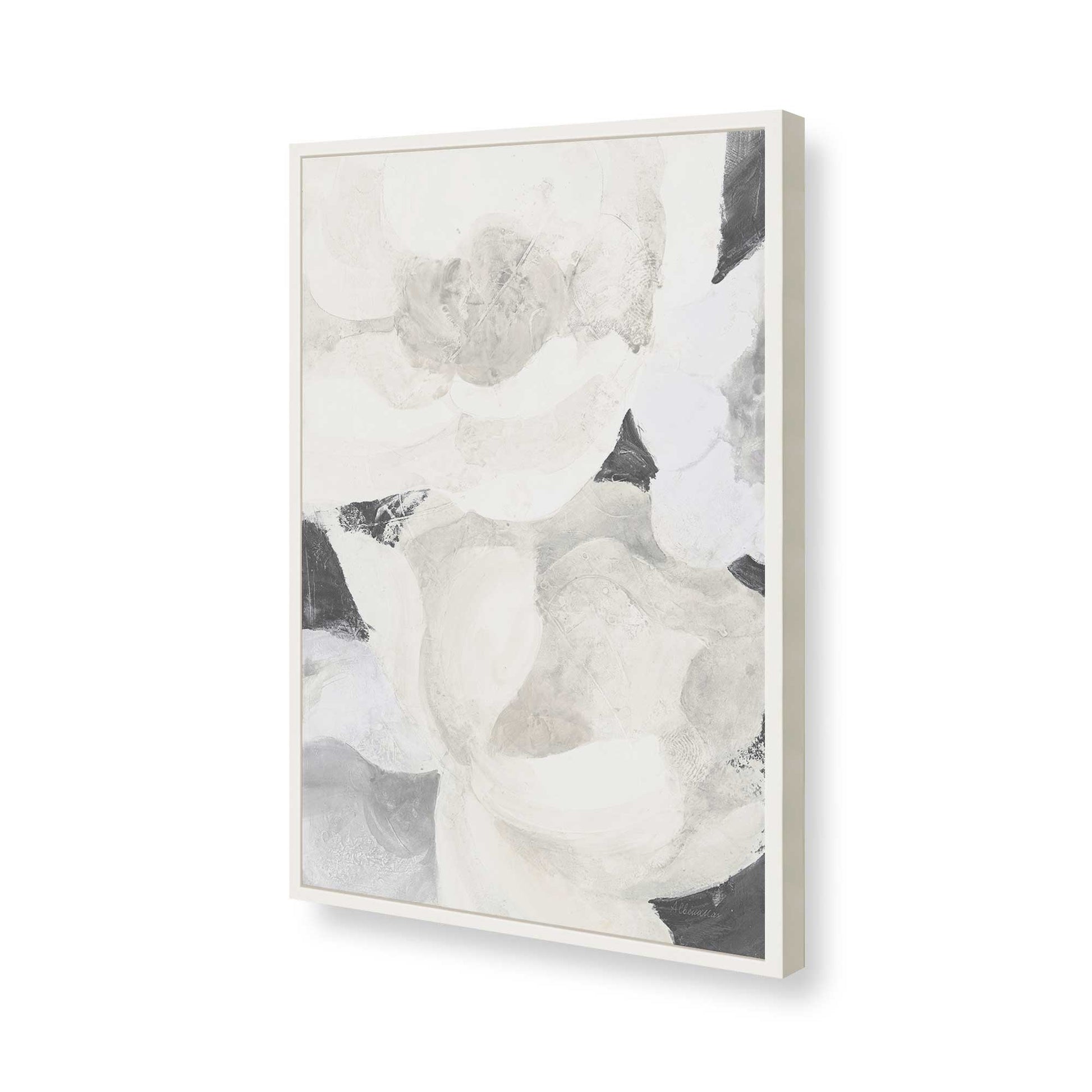 [Color:Opaque White], Picture of art in a Opaque White frame of the corner