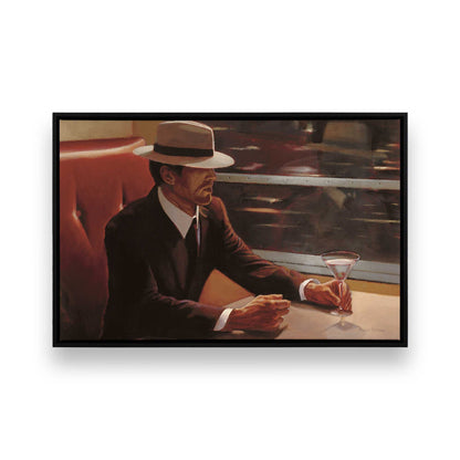 [Color:Satin Black], Picture of art in a Satin Black frame