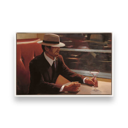 [Color:Opaque White], Picture of art in a White frame