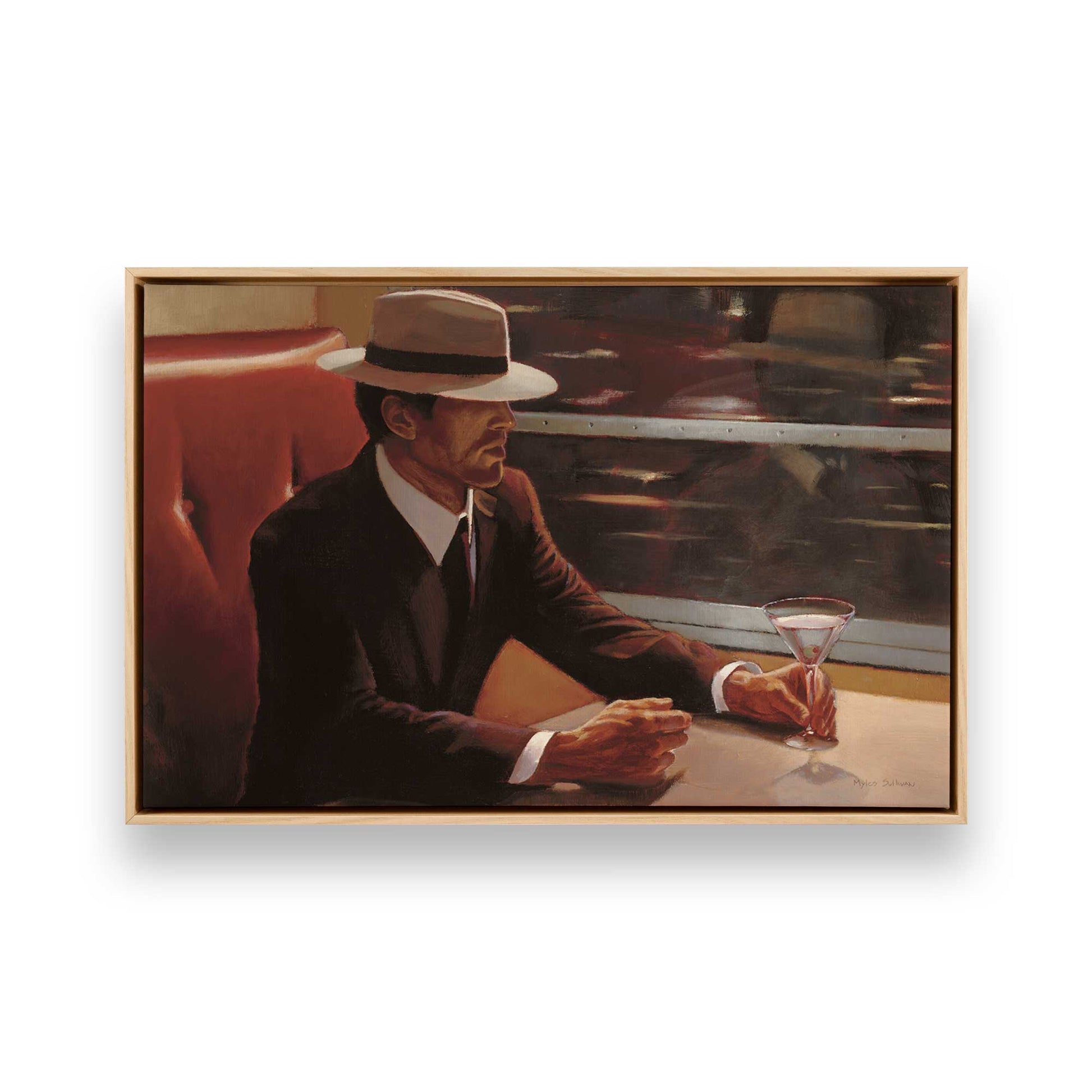 [Color:American Maple], Picture of art in a American Maple frame