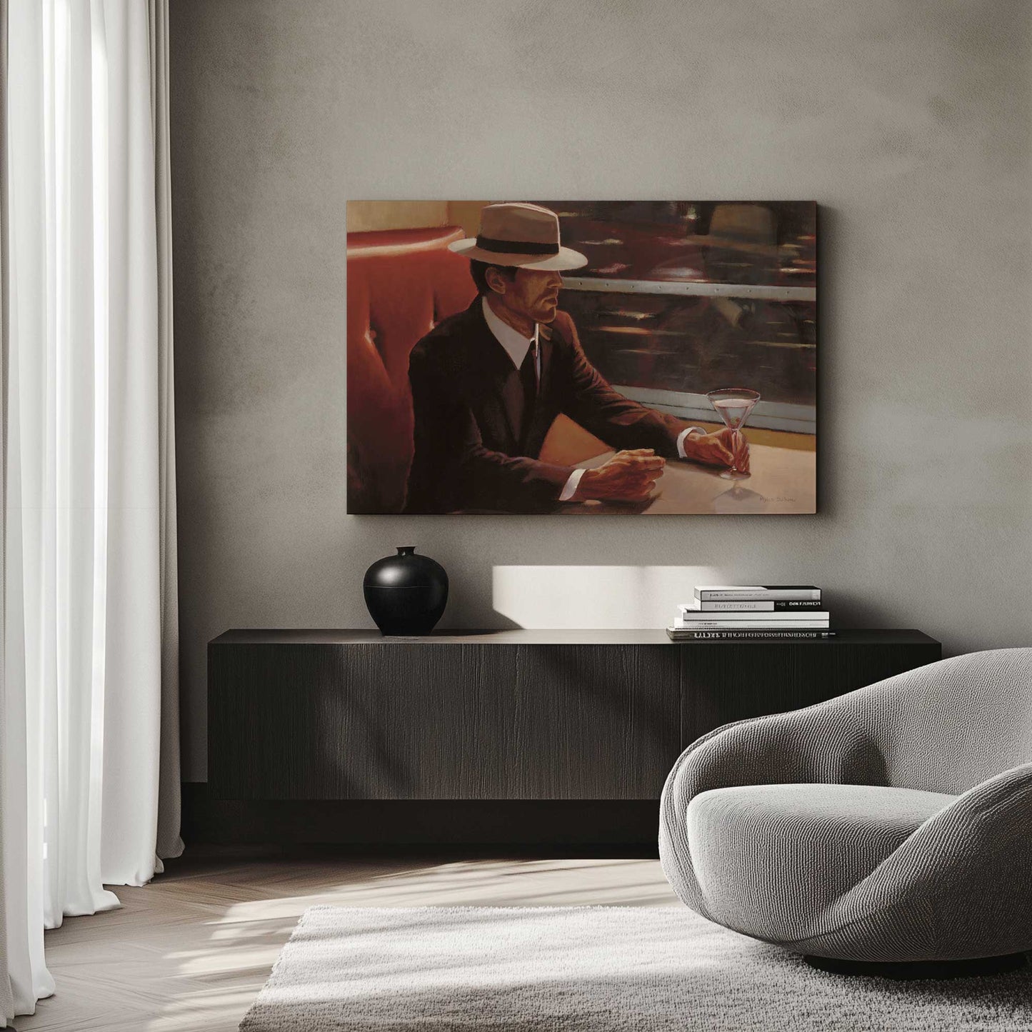 Picture of art in a room