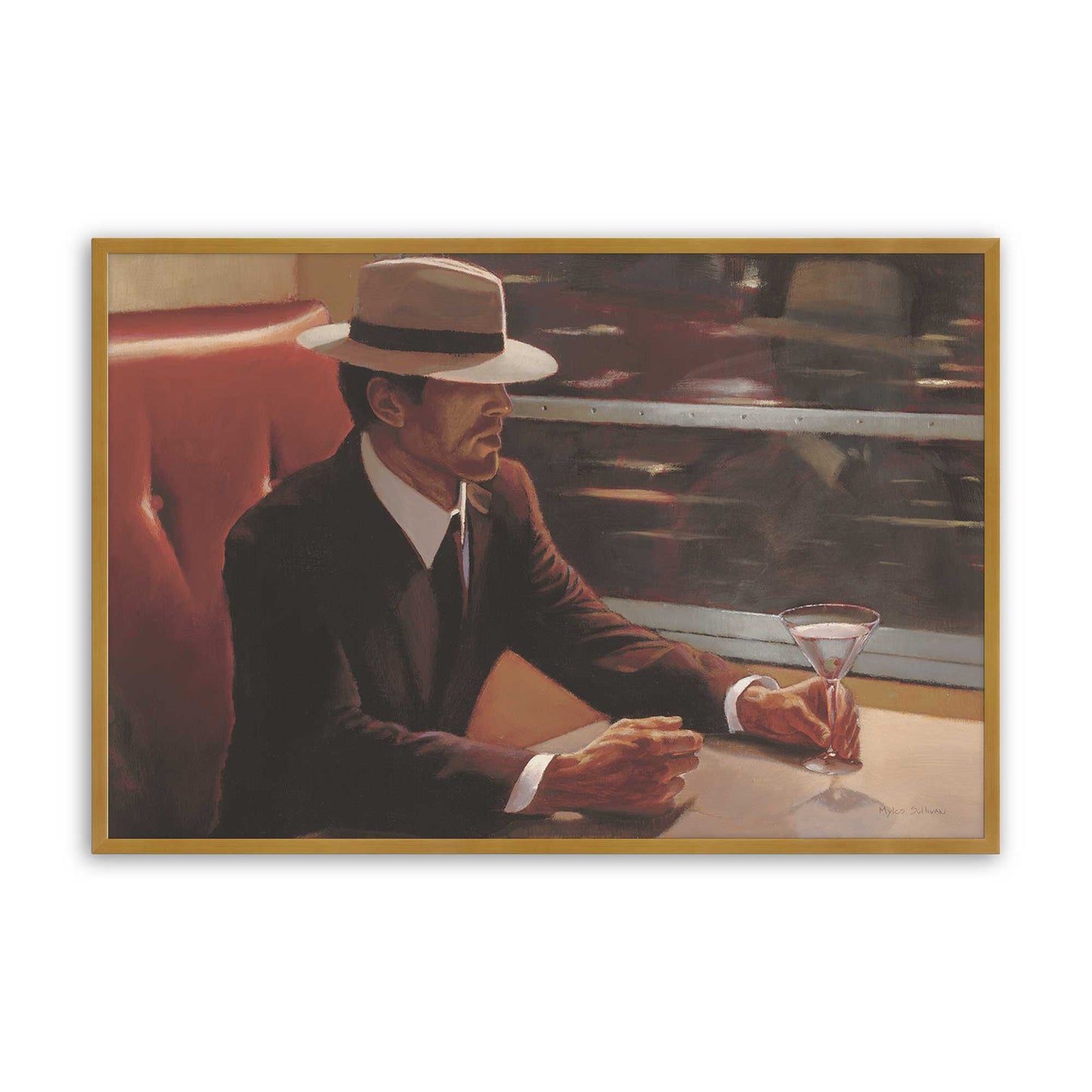 [Color:Polished Gold], Picture of art in a Polished Gold frame