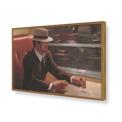 [Color:Polished Gold], Picture of art in a Polished Gold frame of the corner