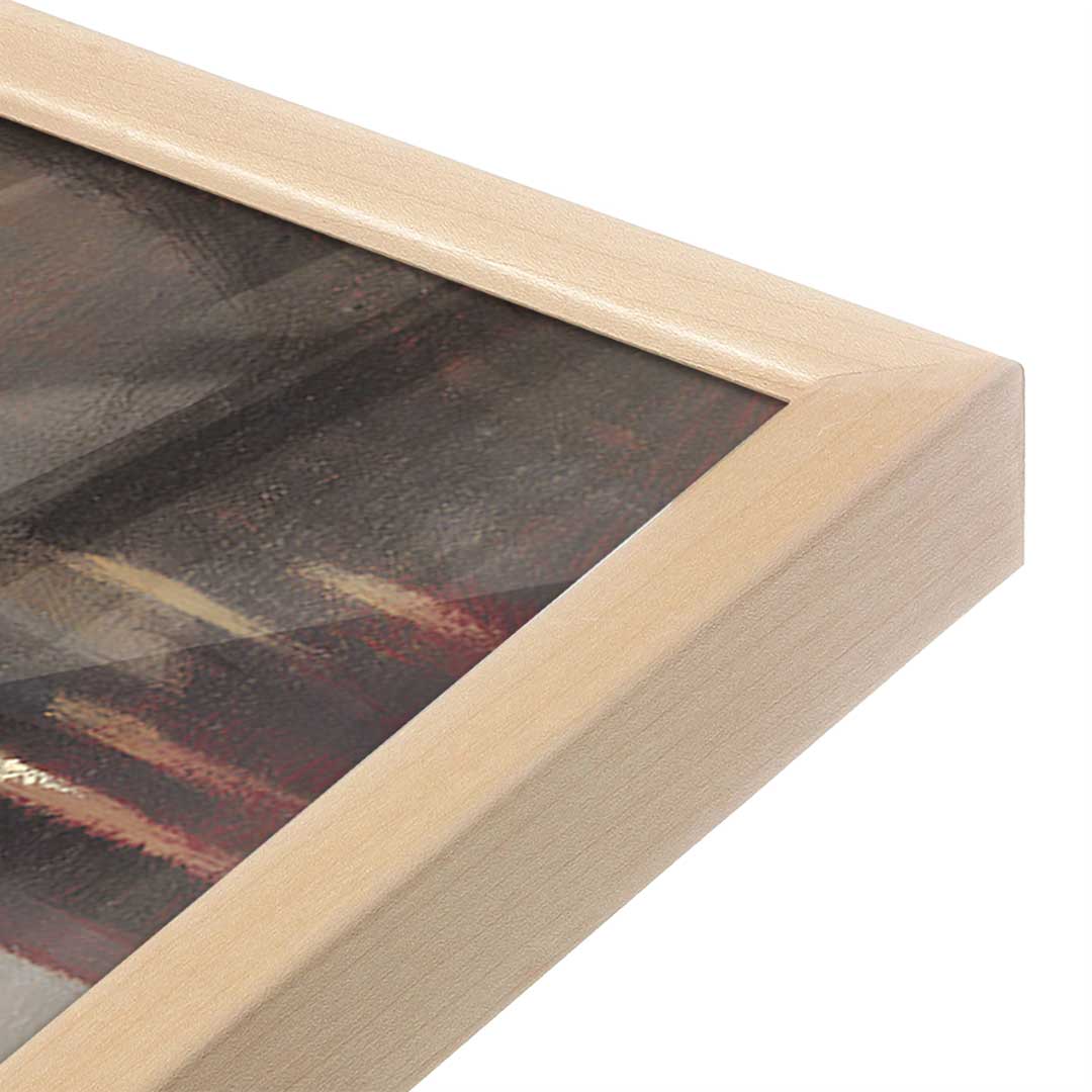 [Color:Raw Maple], Picture of art in a Raw Maple frame at an angle