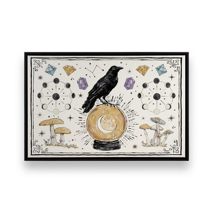 [Color:Satin Black], Picture of art in a Satin Black frame