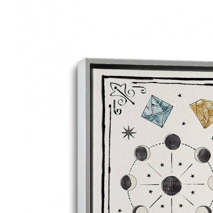 [Color:Polished Chrome], Picture of art in a Polished Chrome frame at an angle