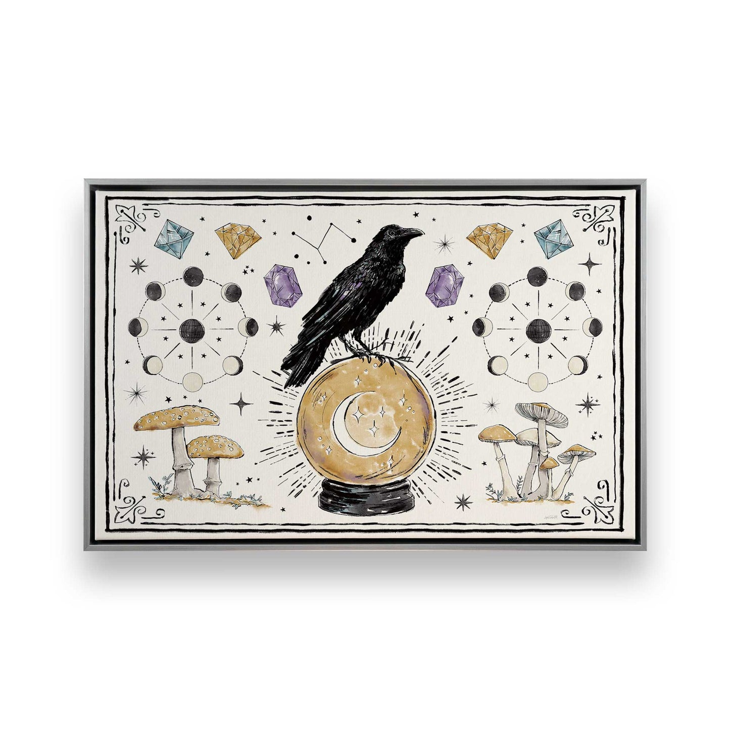 [Color:Polished Chrome], Picture of art in a Polished Chrome frame