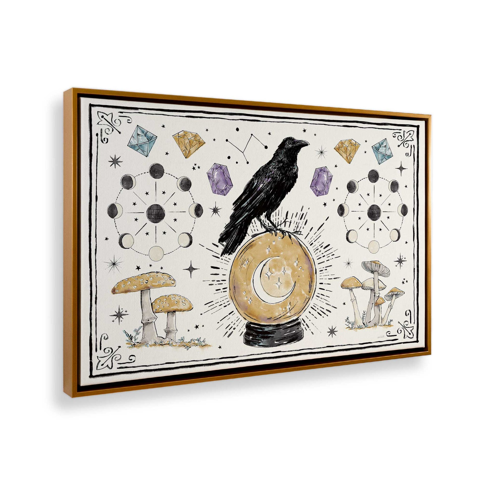 [Color:Polished Gold], Picture of the corner of the art