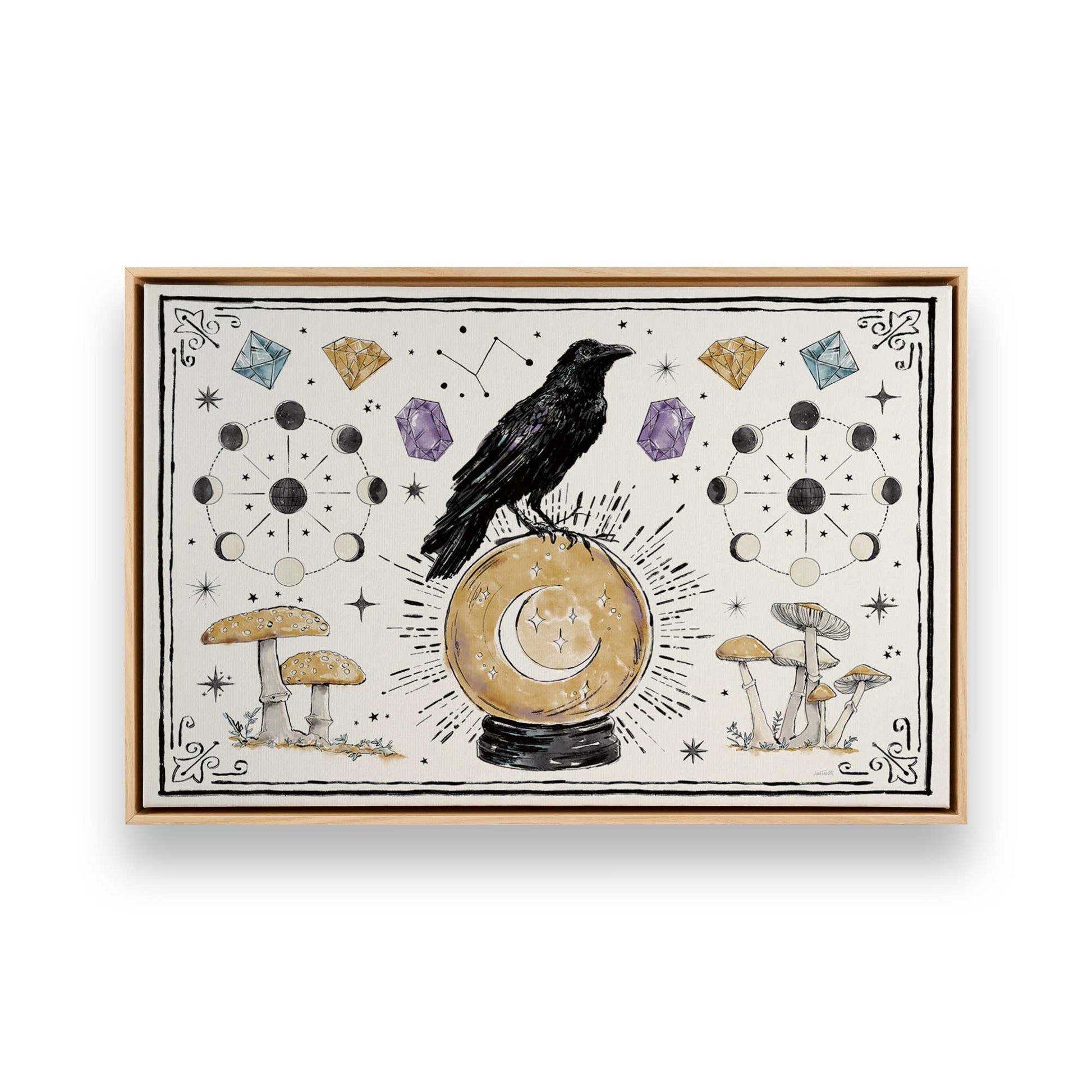 [Color:American Maple], Picture of art in a American Maple frame