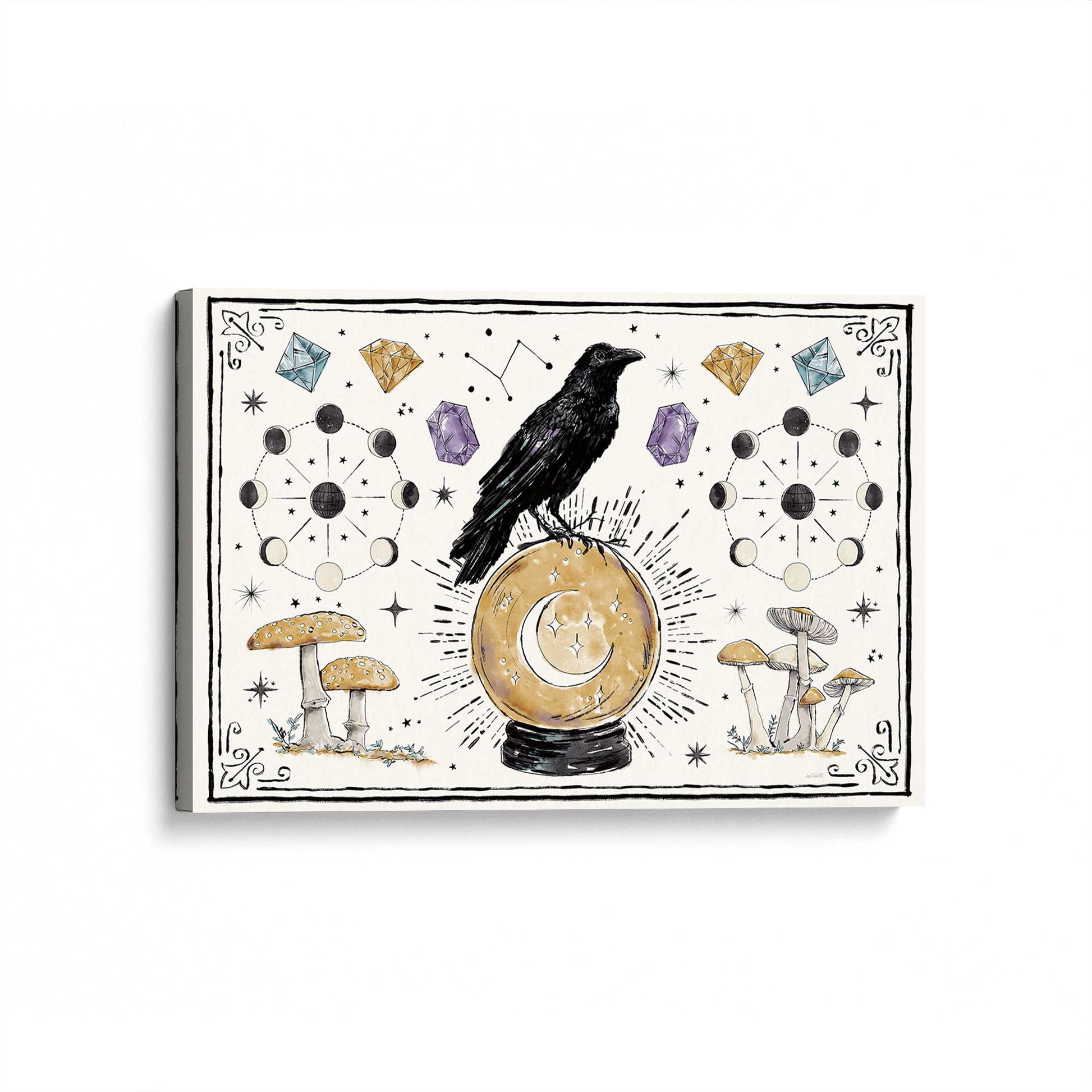 [Color:Stretched Canvas], Picture of art at an angle